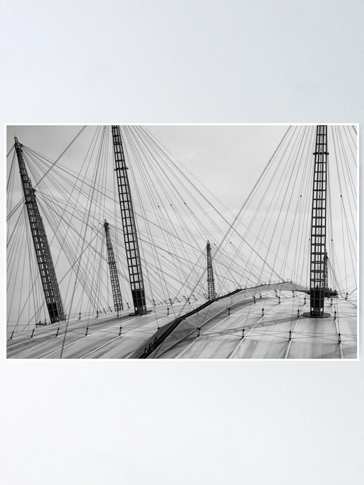 Thumbnail 1 of 3, Poster, O2 roofscape designed and sold by Susan Purveur.