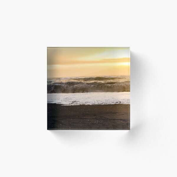 Item preview, reynisfjara black sand beach designed and sold by Kristen Genzer.