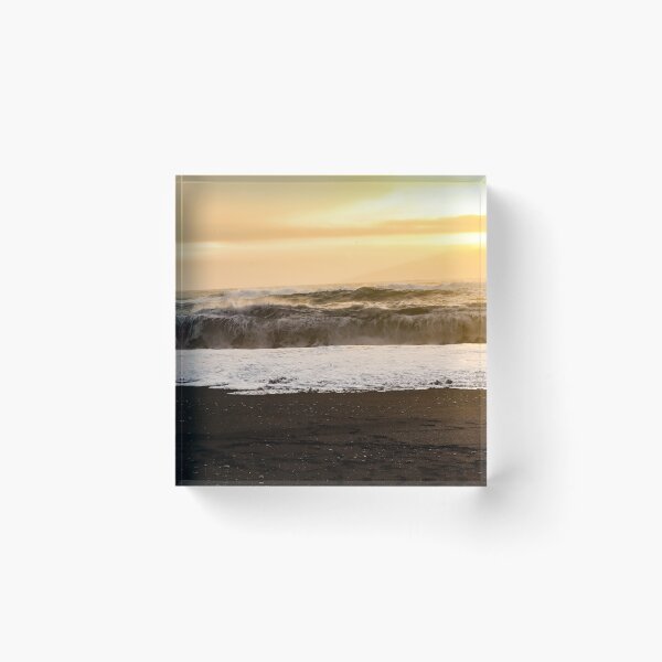 Item preview, reynisfjara black sand beach designed and sold by Kristen Genzer.