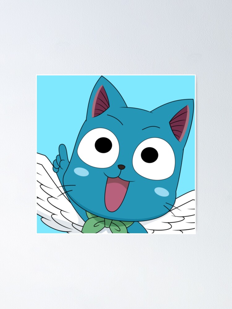 Happy Fairy Tail Poster By Xing7 Redbubble
