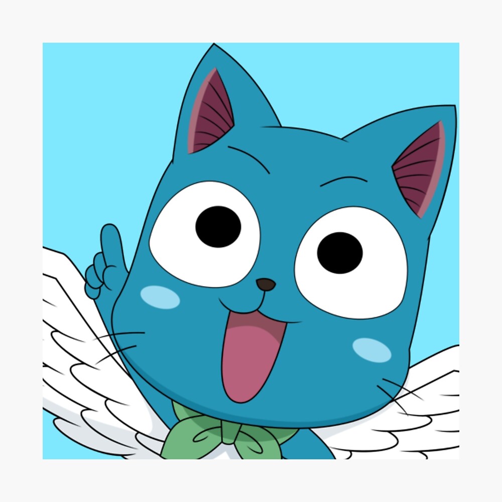 Happy Fairy Tail Poster By Xing7 Redbubble
