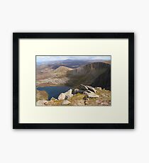 Lochnagar on a sunny weekend Framed Print