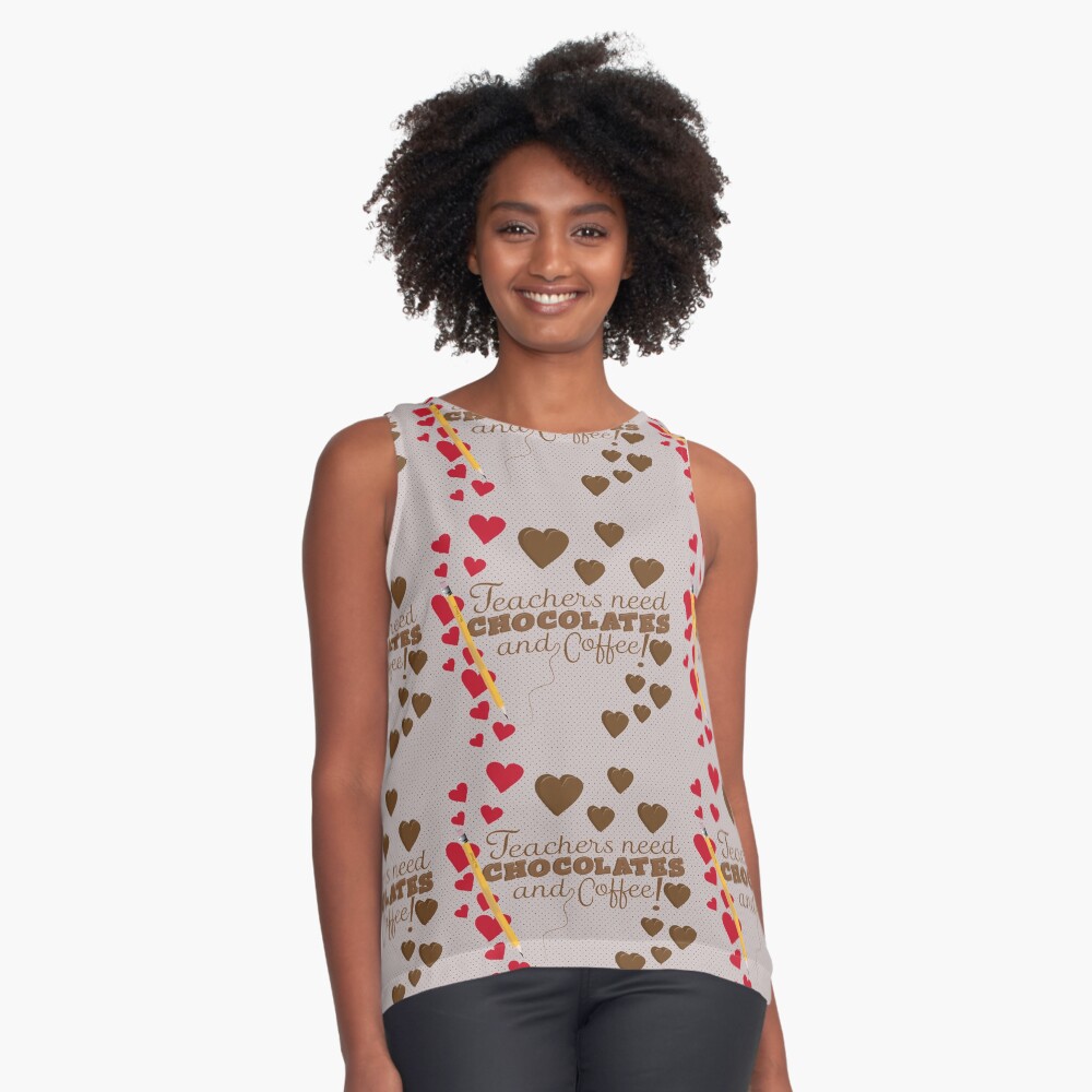 Item preview, Sleeveless Top designed and sold by CreativeContour.