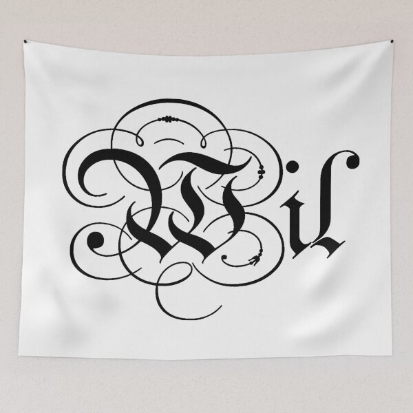 Item preview, Lettering Wil designed and sold by game2genesis.