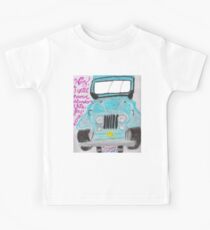 I'll Never Abandon This Jeep Ever Kids Tee