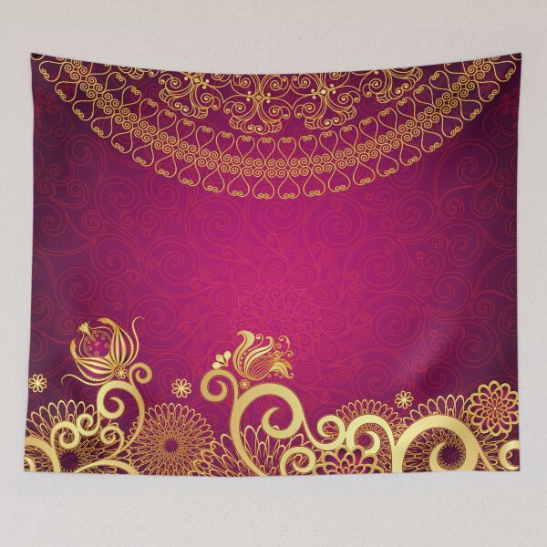 Item preview, Red and Gold Indian inspired design designed and sold by crdraper.
