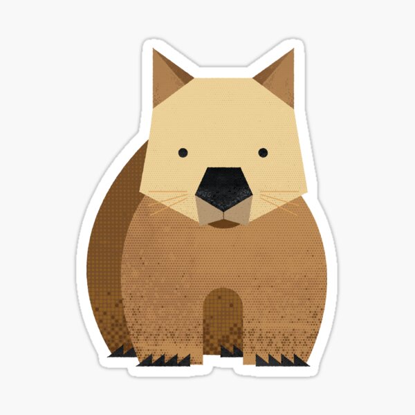 Whimsy Wombat Sticker