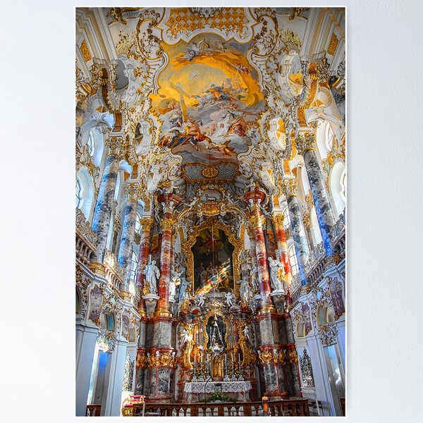 Item preview, Germany. Bavaria. Wieskirche. Altar. designed and sold by vadim19.