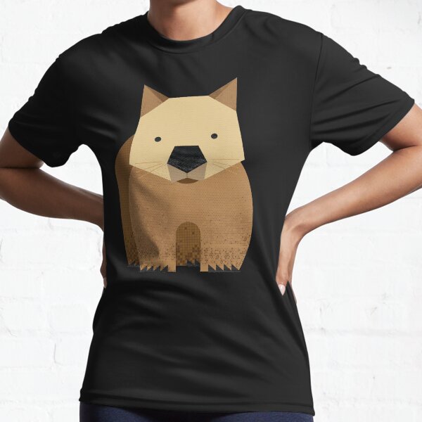 Vista previa del artículo con la obra «Wombat caprichoso», diseñado y vendido por printedsparrow.
