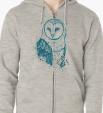 Owl Tee Zipped Hoodie