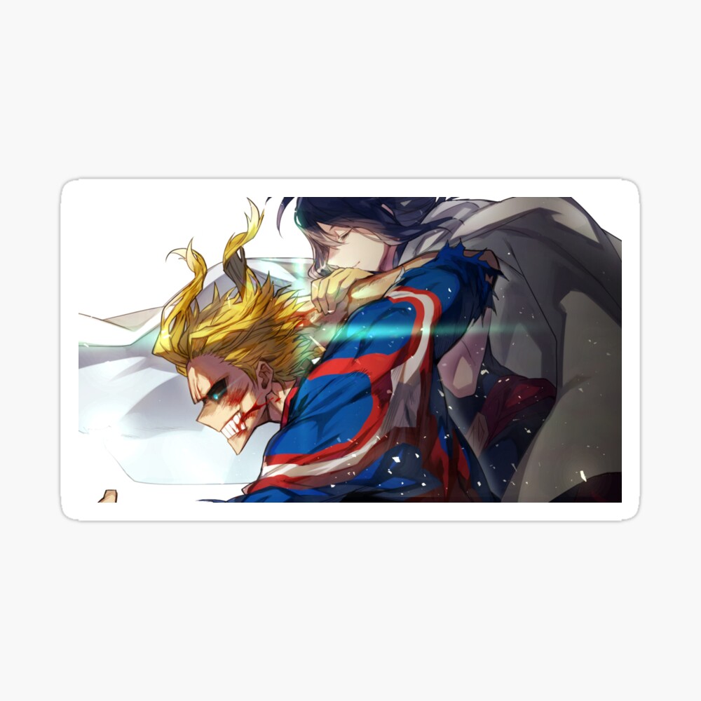 All Might One For All Poster By Antihero45 Redbubble