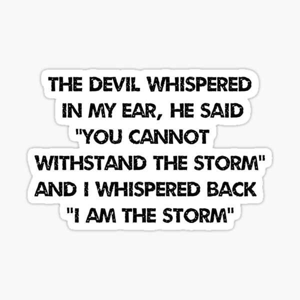  I Am The Storm That Is Approaching Sweatshirt : Clothing, Shoes  & Jewelry