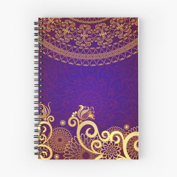 Artikelvorschau, Lila und Gold Indianer inspiriert Design entworfen und verkauft von crdraper.