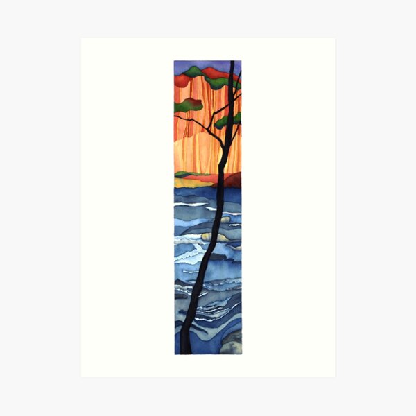 Standing Before the Current Art Print