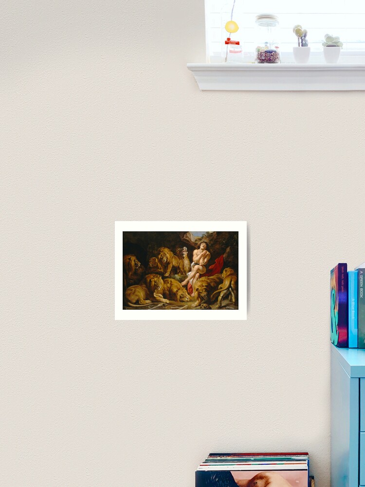 Lámina artística «Daniel en el foso de los leones por Peter Paul Rubens  (1614)» de allhistory | Redbubble