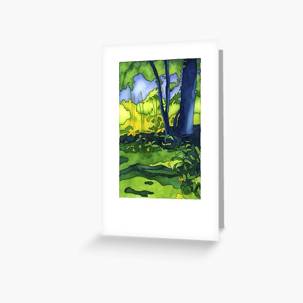 Psychedelic Summer Greeting Card