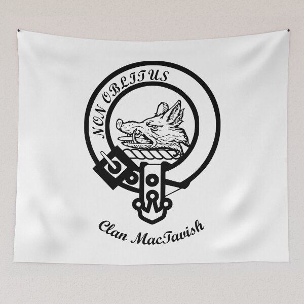 Artikelvorschau, MacTavish Scottish Clan Nachname entworfen und verkauft von BagTown Clans.