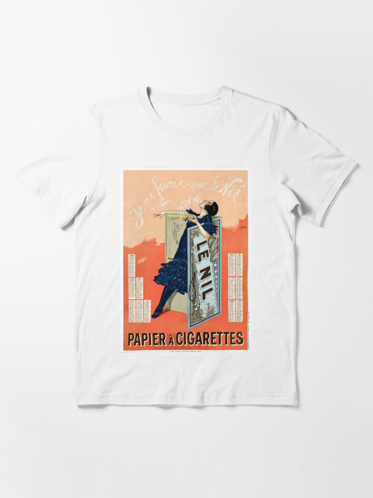 vintage cigarette t shirt Vintage Paris Cigarette Poster Essential T-Shirt
