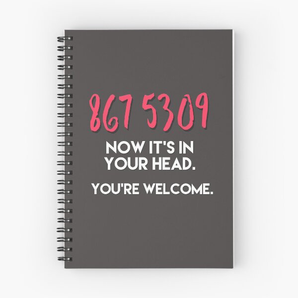 Item preview, 867 5309 Funny 80’s song music graphic design designed and sold by Tim Dunaway.