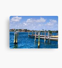 Wooden Pier Canvas Print