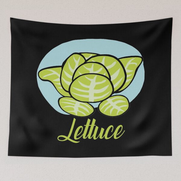Item preview, Lettuce veggie food vegetable designed and sold by untagged-shop.