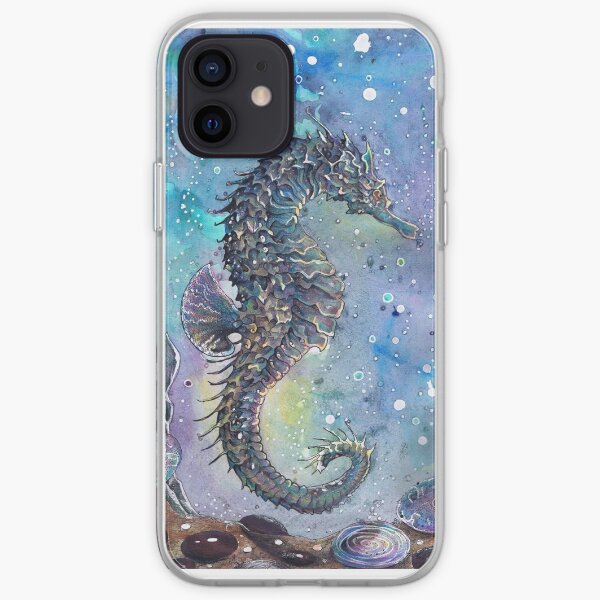 Batik Seahorse iPhone Soft Case