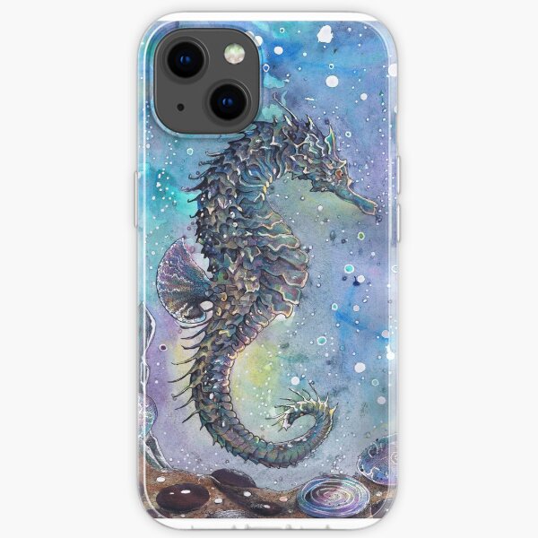 Batik Seepferdchen iPhone Flexible Hülle