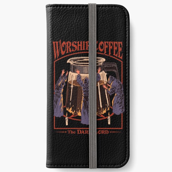 Adorar café Fundas tarjetero para iPhone