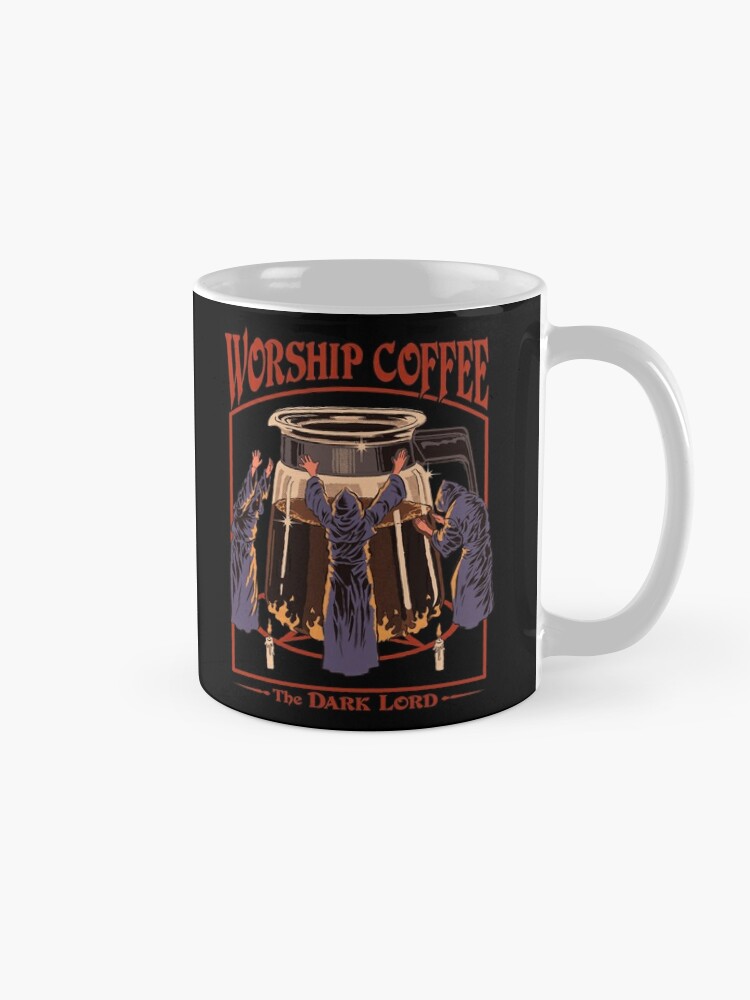 Alternate view of Worship Coffee Coffee Mug