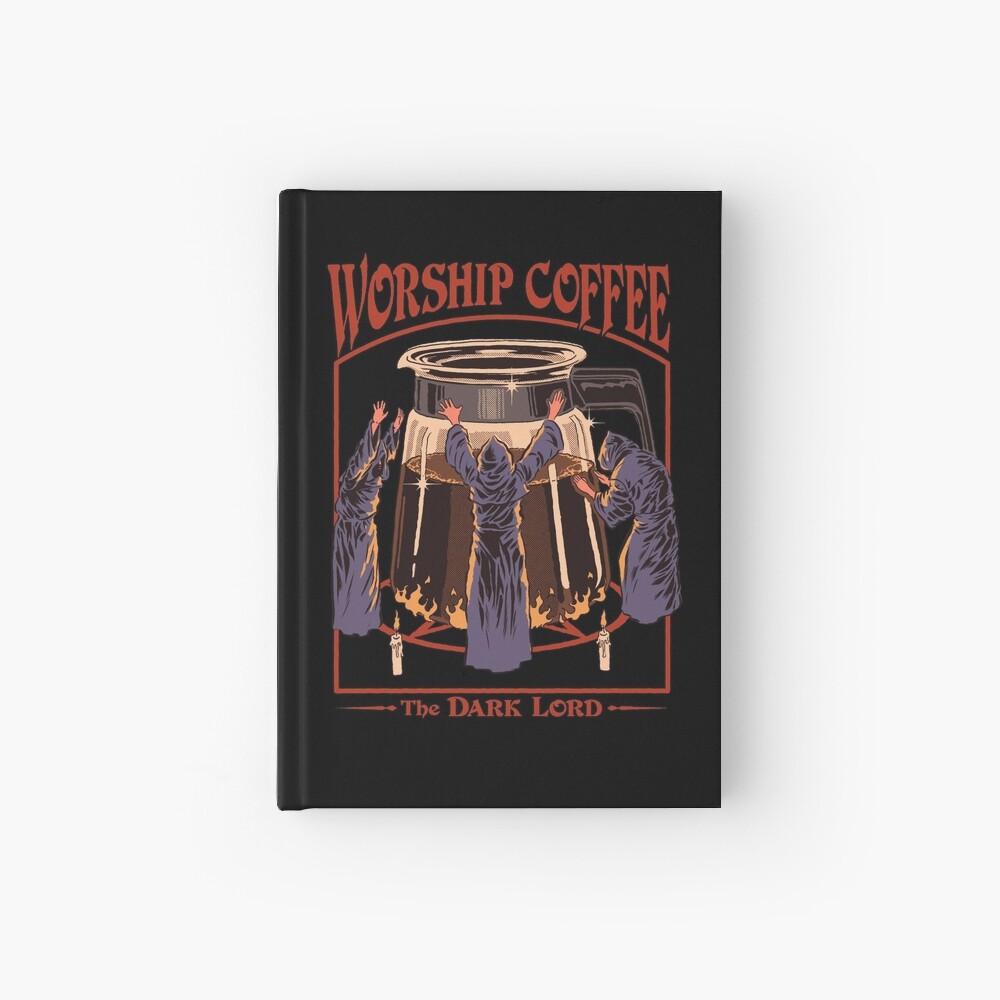 Worship Coffee Hardcover Journal