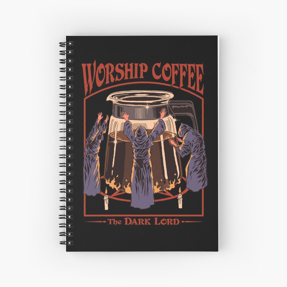 Worship Coffee Spiral Notebook