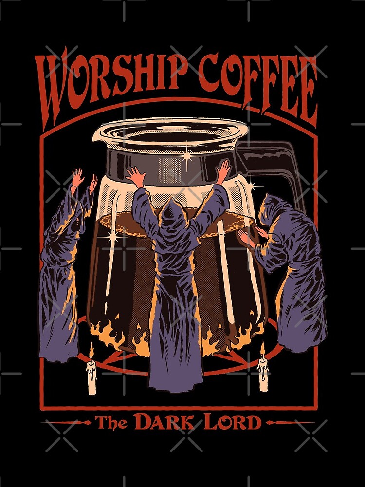 Thumbnail 3 of 3, Drawstring Bag, Worship Coffee designed and sold by stevenrhodes.