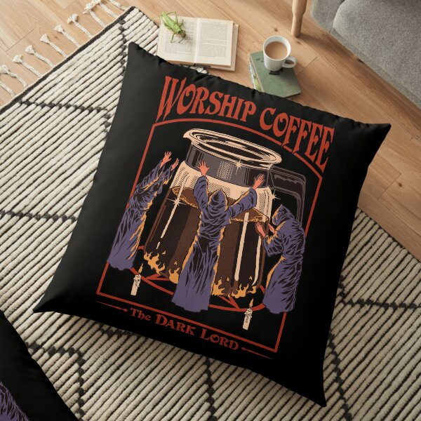 Worship Coffee Floor Pillow