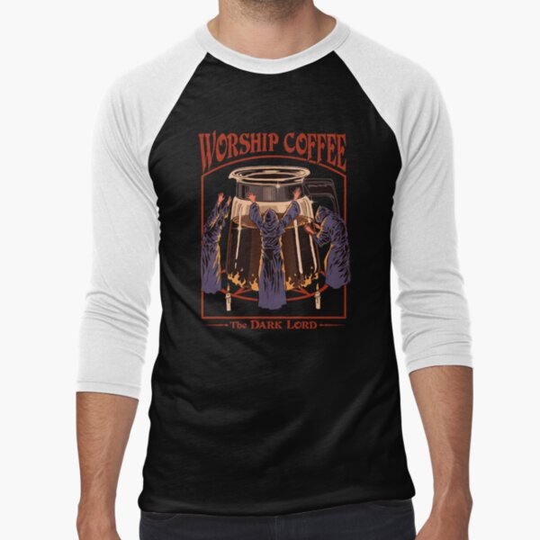 Worship Coffee Baseball ¾ Sleeve T-Shirt