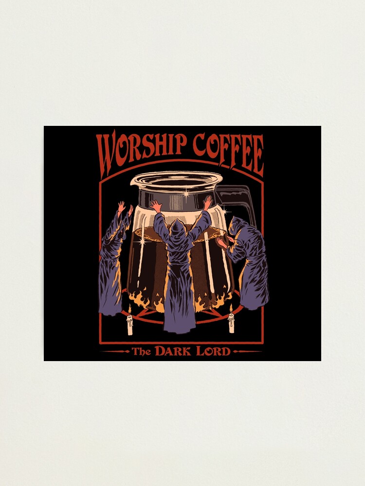 Alternate view of Worship Coffee Photographic Print