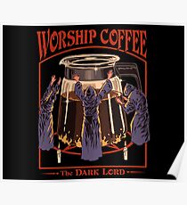Póster Café de adoración
