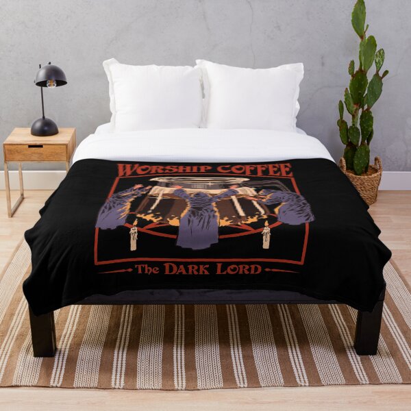 Worship Coffee Throw Blanket