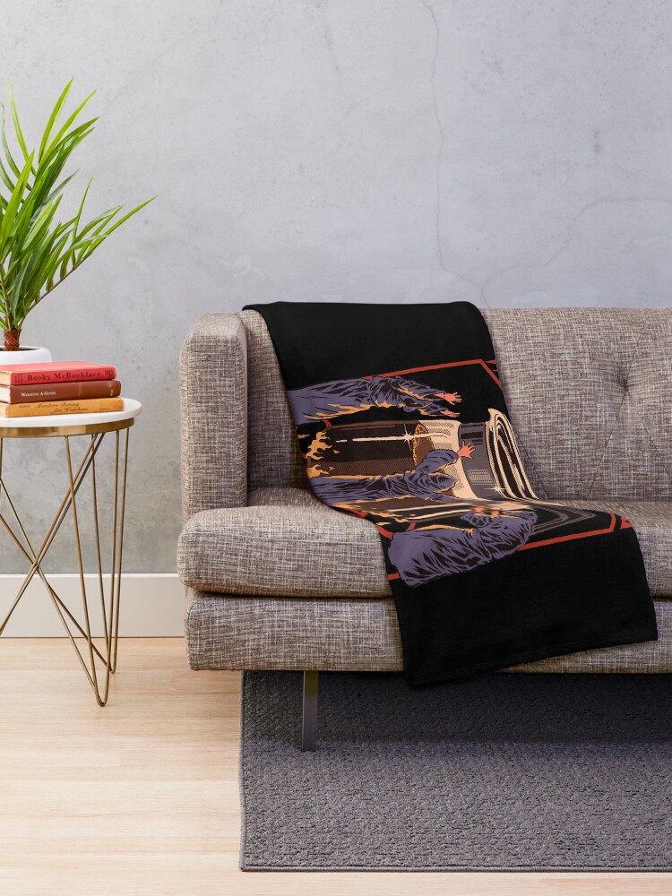 Alternate view of Worship Coffee Throw Blanket