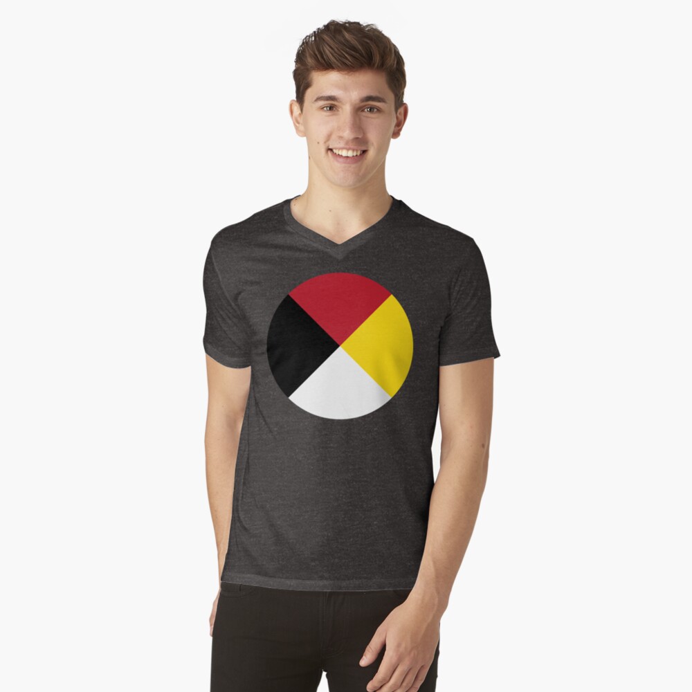 Item preview, V-Neck T-Shirt designed and sold by somatosis.