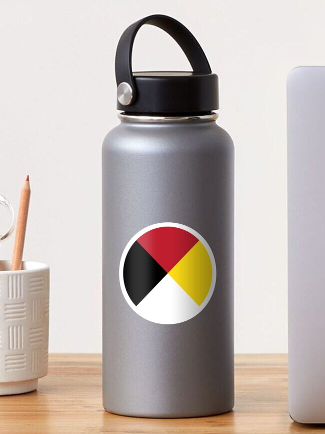Thumbnail 1 of 3, Sticker, Medicine Wheel designed and sold by somatosis.