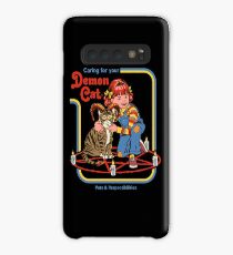 Caring For Your Demon Cat Case/Skin for Samsung Galaxy