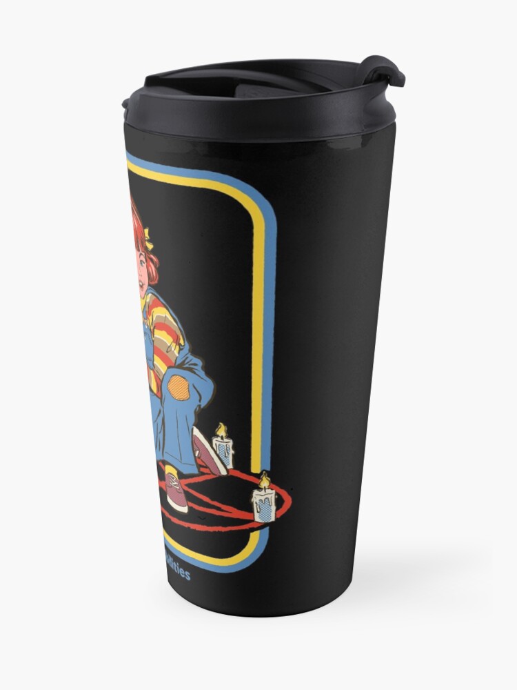 Alternate view of Caring For Your Demon Cat Travel Mug
