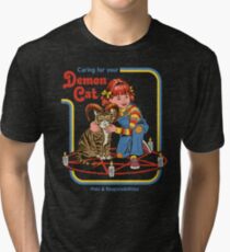 Sorge für deine Dämonenkatze Vintage T-Shirt