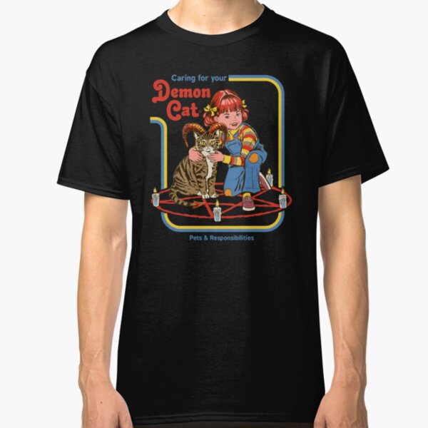 Caring For Your Demon Cat Classic T-Shirt