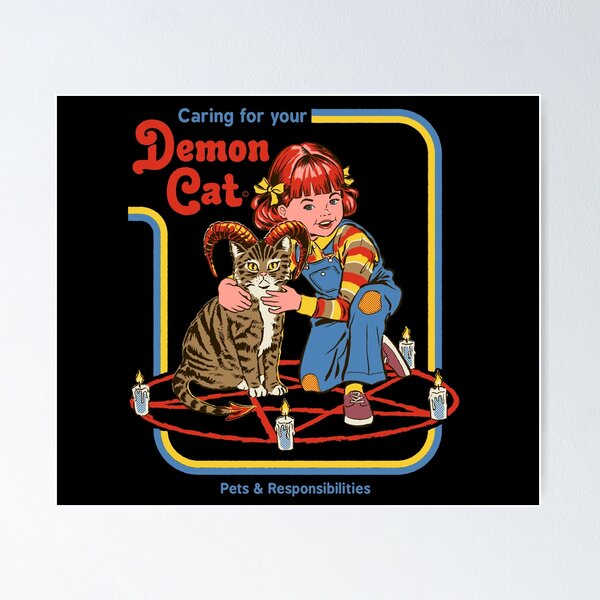 Item preview, Caring For Your Demon Cat designed and sold by Steven Rhodes.