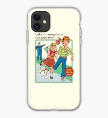 Let's Run Away iPhone Case