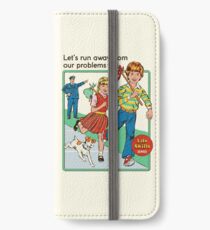 Let's Run Away iPhone Wallet/Case/Skin