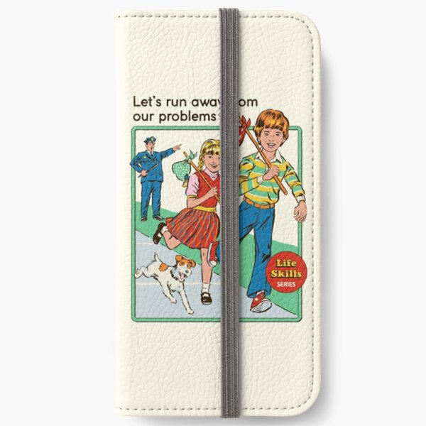 Lass uns weglaufen iPhone Flip-Case