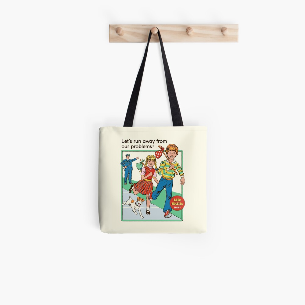 Let's Run Away Tote Bag