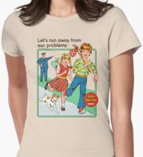 Camiseta entallada para mujer Huyamos